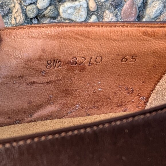 Vintage Shoes Brown Flats Pointy toe German Görtz Womens 10.5 - Picture 4 of 8